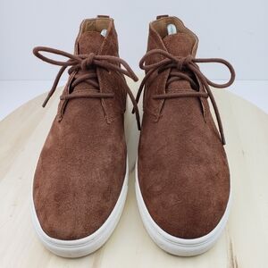 Lucky Brand Sneakers Chukka Boots Women's 8M Lorelle Brown Suede Leather Shoes